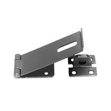 150mm 6" Safety Hasp & Staple - Zinc