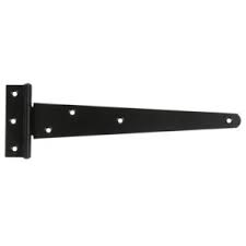 Medium Tee Hinges - Black 12"